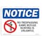 Signmission Sign, 7" H, 10" W, Rigid Plastic, No Trespassing Game Refuge Hunting Sign With Symbol, Landscape OS-NS-P-710-L-14924 - alternate 1